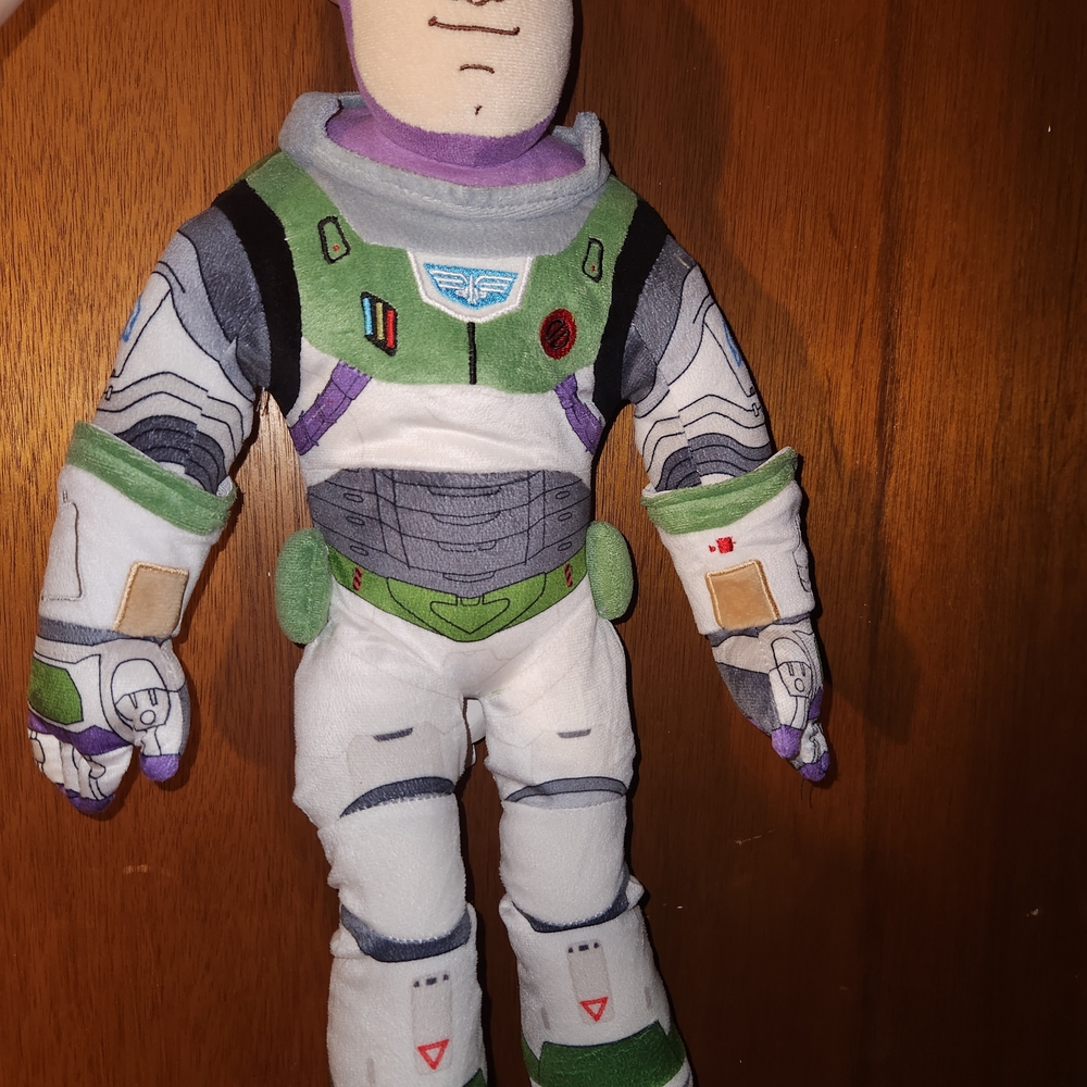 Buzz Lightyear Plush Toy‎ - Green, White, Purple